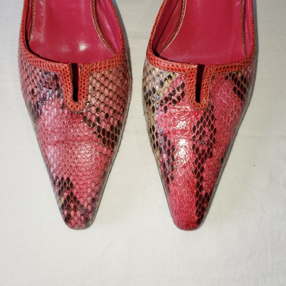 Ballin Multicolor Python Mules - Picture 3 of 4